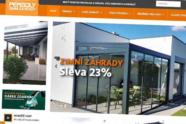 Pergoly zimní zahrady