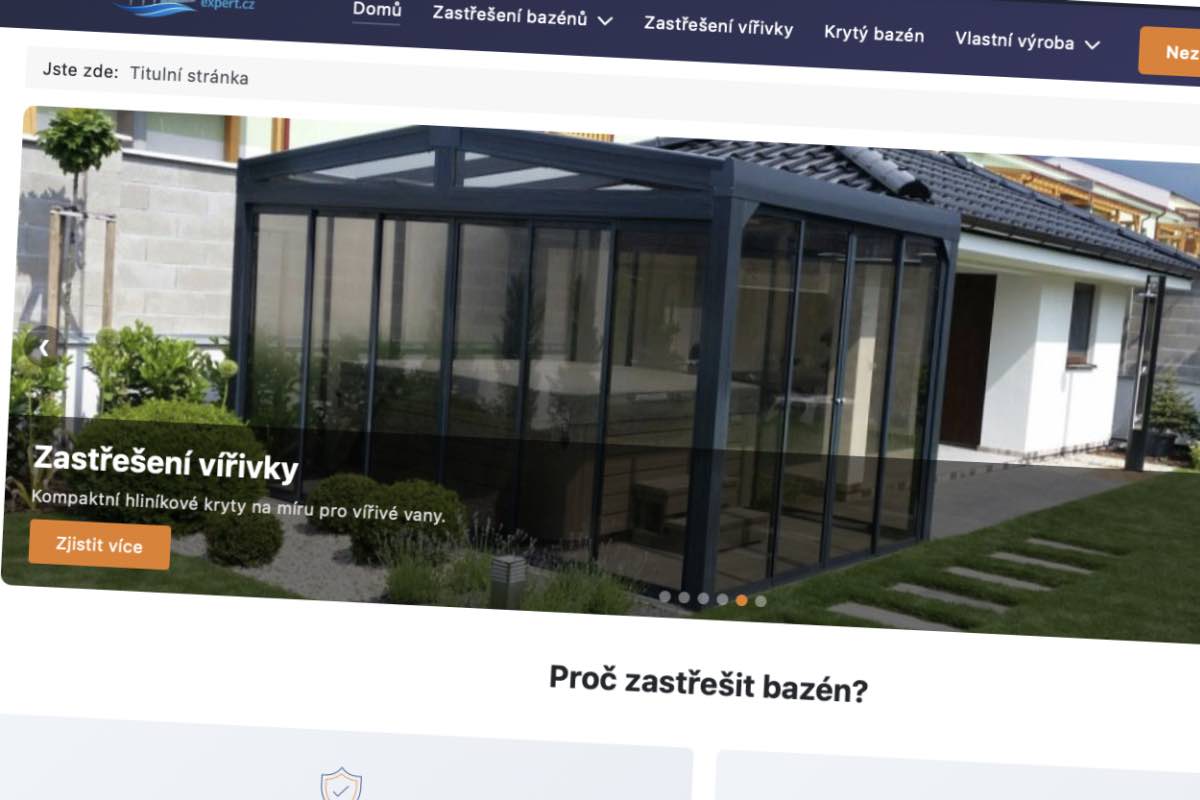 Zastřešení bazénů